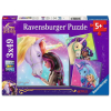Παζλ Ravensburger Unicorn Academy, 3x49 τεμαχίων.