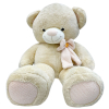 Μεγάλο λούτρινο Αρκουδάκι Raya Toys με κορδέλα, 95 εκατοστών.
