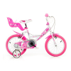 Ποδήλατο παιδικό Little Heart 14 ίντσες λευκό Dino Bikes