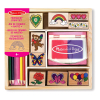 Σφραγίδες ξύλινες  Melissa and Doug Φιλία 11632