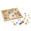 Σετ Melissa and Doug Μπουκέτο από ξύλινες χάντρες 14169