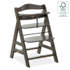 Ξύλινη καρέκλα φαγητού Hauck Alpha+ Select Charcoal