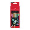 Ξυλομπογιές Faber-Castell 10 μεταλλικών χρωμάτων.