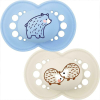 Πιπίλα MAM 2τεμ. Original Soother Nature Matt Sky 12μ.+