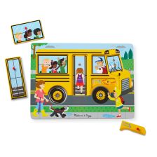 Πάζλ με ήχο Melissa&Doug Λεωφορείο 10739