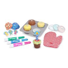 Σετ ξύλινο για ψήσιμο μάφινς Melissa and Doug 14019