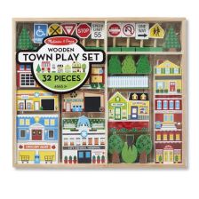 Ξύλινο σετ πόλης Melissa and Doug 14796