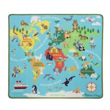 Τάπητας παιδικός  Melissa and Doug Ταξίδι στον κόσμο με μεταφορικά μέσα 15194