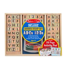 Ξύλινες σφραγίδες Melissa&Doug ABC 40118