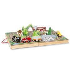Σιδηρόδρομος Melissa&Doug σε βαλίτσα 40140