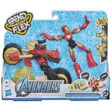 Σετ παιχνιδιού Hasbro Avengers Iron Man με μοτοσυκλέτα F0244