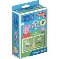 Μαγικοί κύβοι για παιχνίδι Geomag Peppa Pig Μια μέρα με την Peppa 2 048.