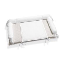 Αλλαξιέρα μωρού υφασμάτινη Italbaby JOLIE White/Dove Grey