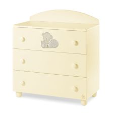 Συρταριέρα Βρεφική Italbaby BABY LOVE 3τεμ. Ivory