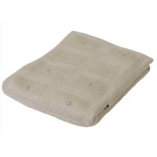 Κουβέρτα Baby Matex Accent Bamboo 80x100 εκ. 0369, 02 καφέ