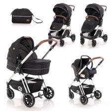 Καρότσι μωρού Lorelli ANGEL 3σε1 Black