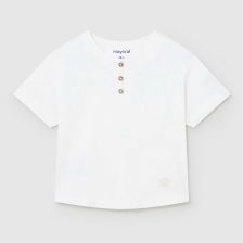 Βρεφική μπλούζα Mayoral με κοντά μανίκια και κουμπάκια, 1016.