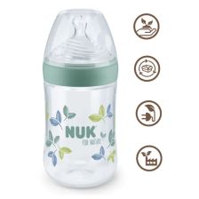 Βρεφικό μπιμπερό σιλικόνης NUK TEMPERATURE CONTROL PP SILICONE 0-6 μηνών 260 ml.