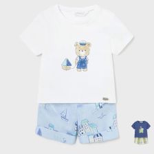 Βρεφικό σετ Mayoral Μπλούζα με παντελονάκι, 1223.