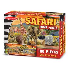  Παζλ Melissa and Doug Επιδαπέδιο Σαφάρι 100 τμχ 12873
