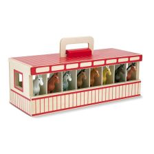 Σετ Στάβλος με 8 άλογα Melissa and Doug