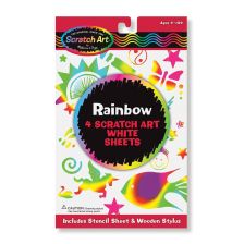 Ξυστά αυτοκόλλητα Ουράνιο τόξο Melissa and Doug 15802