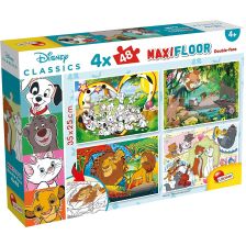 Παζλ Lisciani MAXI FLOOR Disney Classic 4x48 τεμ.