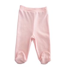 Παντελόνι βρεφικό με κλειστό ποδαράκι AZARIA ροζ μεγέθη 50-68 εκ.