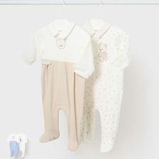 Βρεφικό σετ ολόσωμες φόρμες Mayoral, μακρυμάνικο, 1725.