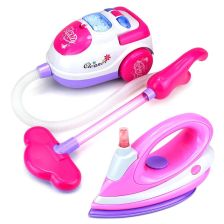 Σετ Raya Toys Παιδική ηλεκτρική σκούπα και σίδερο LS8237.