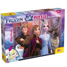 Παζλ Lisciani Frozen Double- face 108 τεμ.