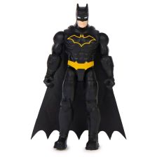 Φιγούρα δράσης Spin Master DC Comics Batman, με τρία αξεσουάρ έκπληξη, Μαύρο/Κίτρινο 10 εκατοστών.