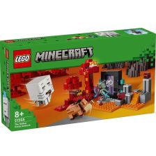 Κατασκευές LEGO Minecraft Ενέδρα από την πύλη προς την Κόλαση, 21255.
