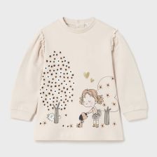 Βρεφικό φόρεμα Mayoral με μακριά μανίκια, 2992.