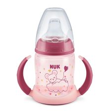 Εκπαιδευτικό μπιμπερό PP NUK First Choice 150 ml. με στόμιο σιλικόνης 6-18м. Glow in the Dark
