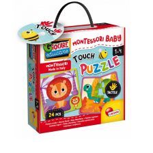 Παζλ Lisciani Montessori BABY TOUCH Puzzle Ζώα 24 τεμ.