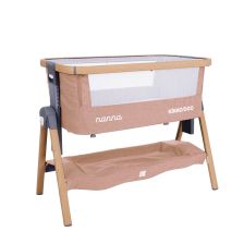 Παρκοκρέβατο Kikka Boo Nanna Pink Wood 2020