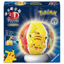 Παζλ 3D Ravensburger Pokemon Νυχτερινό φωτιστικό, 72 τεμαχίων.