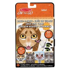 Βιβλίο με αυτοκόλλητα για Σαφάρι Melissa and Doug 40510