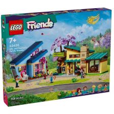 Κατασκευές LEGO Friends Τα σπίτια της οικογένειας Ollie και Paisley, 42620.