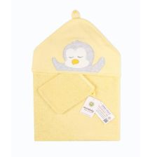 Βρεφική πετσέτα με πανάκι CICCIM BABY Πιγκουίνος 4578.