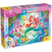 Παιδικό παζλ Lisciani The Little Mermaid 108κομ. 48069