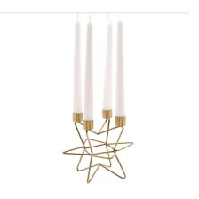 Κηροπήγιο από ιατρικό χάλυβα Widdop Bingham Celestial Gold Star.
