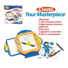 Σετ για ζωγραφική με δείγματα Διάστημα Raya Toys