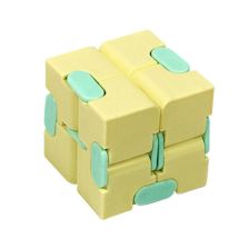 Αnti-stress Κύβος Fidget Infinity cube ανοιχτό κίτρινο
