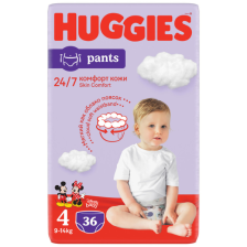 Πάνα-βρακάκι HUGGIES Pants 4 9-14 κιλά  36 τεμ.
