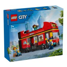 Κατασκευές LEGO City Κόκκινο διώροφο τουριστικό λεωφορείο 60407.