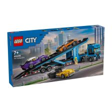 Κατασκευές LEGO City Μεταφορέας αυτοκινήτων με σπορ αυτοκίνητα 60408.