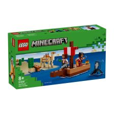 Κατασκευές LEGO Minecraft Το ταξίδι του πειρατικού πλοίου 21259.