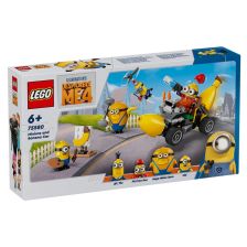 Κατασκευές LEGO Despicable Me 4 Minions και αυτοκίνητο μπανάνα 75580.